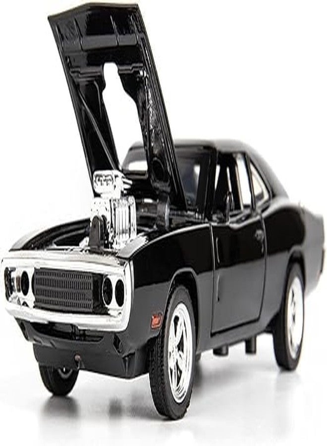 Samtop 1:24 Scale Fast & Furious 7 Diecast Metal Pull-Back Car, Features Openable Doors, Light and Music, Gift for Kids for Kids - Image 1